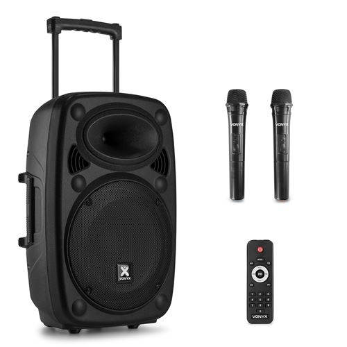 Vonyx Verve38 Enceinte Sono Portable 800W, Enceinte Bluetooth Puissante