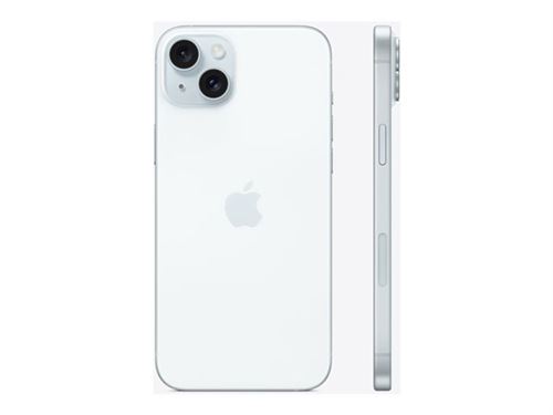 Apple iPhone 15 Plus - 5G smartphone - double SIM / Mémoire interne 128 Go - écran OEL - 6.7"" - 2796 x 1290 pixels - 2x caméras arrière 48 MP, 12 MP - front camera 12 MP - démo - bleu État correct - Apple reconditionné disponible sur Fnac