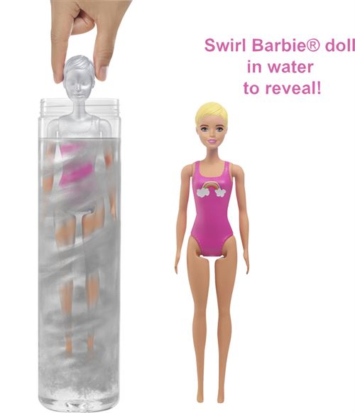 Barbie poupée mannequin Color Reveal Slumber Party Fun
