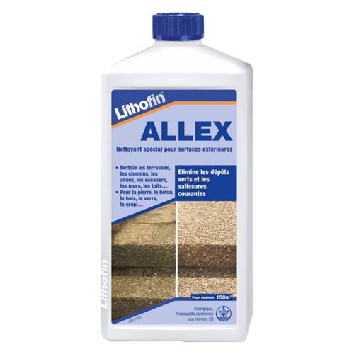 Lithofin ALLEX 1L - Nettoyage Des Surfaces Extérieures 1L - Lithofin