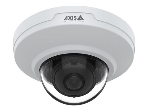 AXIS M3086-V - Caméra de surveillance réseau - dôme - résistant au vandalisme / résistant aux chocs / résistant à la poussière / résistant à l'eau - couleur (Jour et nuit) - 4 MP - 2688 x 1512 - iris fixe - Focale fixe - audio - LAN 10/100 - MJP
