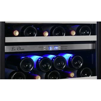 Le Chai LB270 - Cave à vin - intégrable - niche - largeur : 61.5 cm - profondeur : 58 cm - hauteur : 61.5 cm - 83 litres - classe G - inox