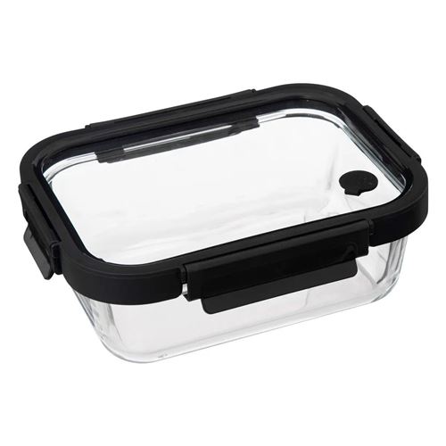 Non Communiqué Noir Five Simply Smart - Boîte De Conservation En Verre "Clipeat Plus" 0,9L