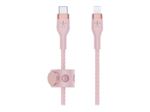 Belkin BOOST CHARGE - Câble Lightning - USB-C mâle pour Lightning mâle - 1 m - rose - pour Apple iPad/iPhone/iPod (Lightning)