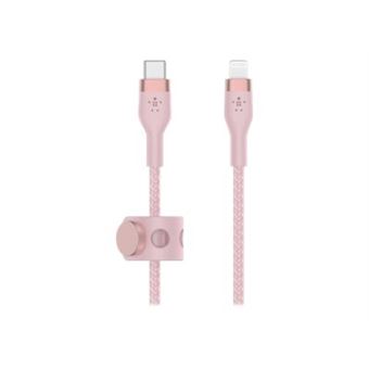 Belkin BOOST CHARGE - Câble Lightning - USB-C mâle pour Lightning mâle - 1 m - rose - pour Apple iPad/iPhone/iPod (Lightning)