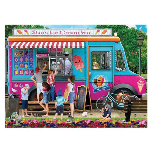 Puzzle Eurographics - Dan's Ice Cream Van P. Normand, 1000 pièces