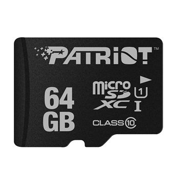 Patriot Carte Micro SD 128 Go LX Series UHS-I Classe 10 – Pack De 5, Ultra Rapide Pour Vidéo Full HD