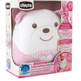 Peluche tendre Ourson - Rose - Des la naissance