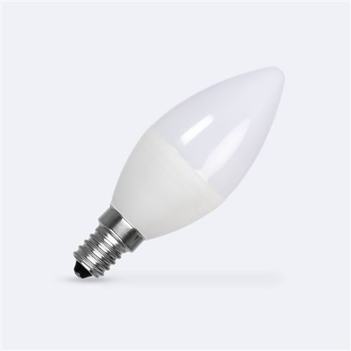 TechBrey Ampoule LED E14 5W 450 lm C37 12/24V No Flicker Blanc Froid 6000K - 6500K