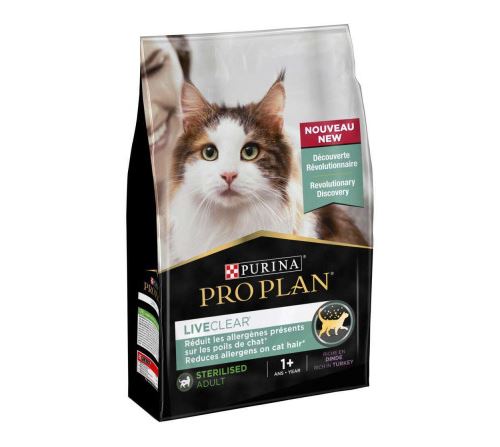Meilleurs prix pour PRO PLAN LiveClear Sterilised Adult à la Dinde - Croquettes pour chat-