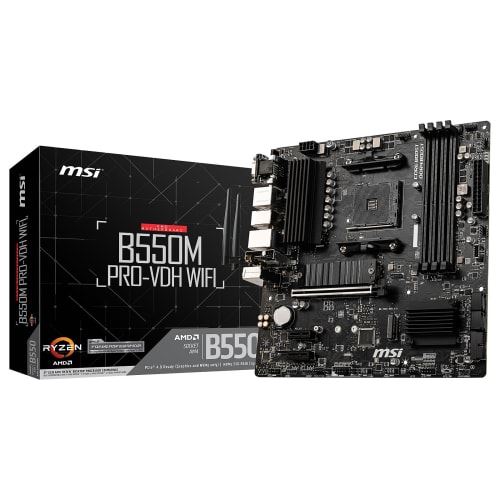 Carte mère MSI B550M PRO-VDH WIFI Micro-ATX AMD AM4 DDR4 HDMI USB3.2 New Japan - Image 4