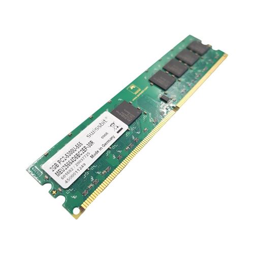 Barrette Mémoire 2Go Ram Ddr2 Swissbit Meu25664D6Bc2Ep-30R Dimm Pc2-5300U 2Rx8