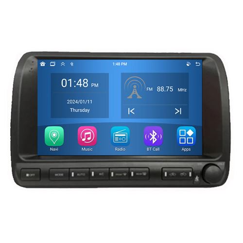 Autoradio RoverOne® Bluetooth CarPlay Android Auto Navigation 4Go RAM 64Go ROM pour Toyota Crown Majesta 3 S170 1999-2004