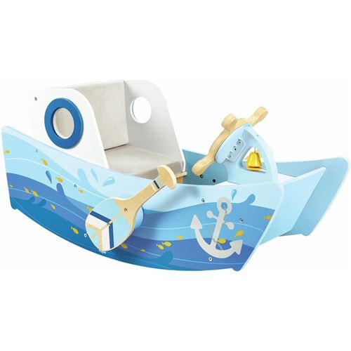 Bateau à bascule en bois - Image 3