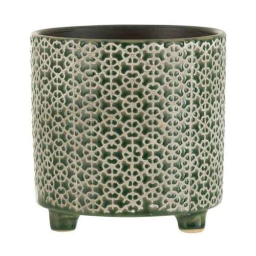 Cache-Pot Déco en Céramique Minada 16cm Vert