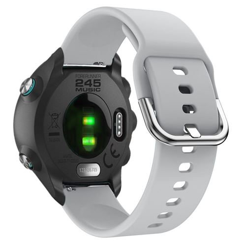 Bracelet en silicone pour Garmin Forerunner 245 - Gris