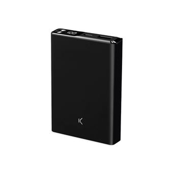 Ksix Powerbank Magsafe 10000mAH 22,5W PD + 15W Sans Fil + Câble USB-A vers USB-C - Noir - 1