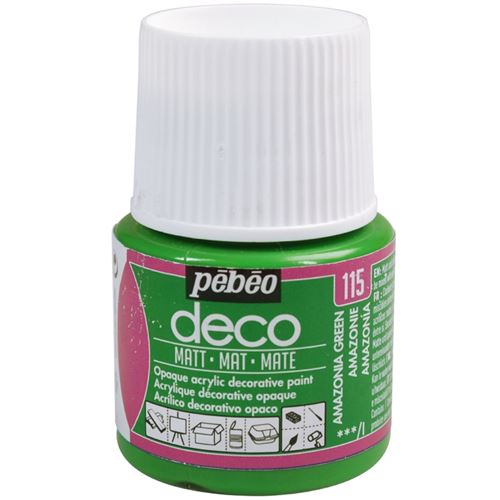 Peinture acrylique opaque mate - vert amazonie - 45 ml #0