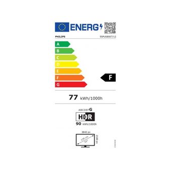 TV LED Philips Ambilight 55PUS8007/12 139 cm 4K UHD Android TV Noir 2022