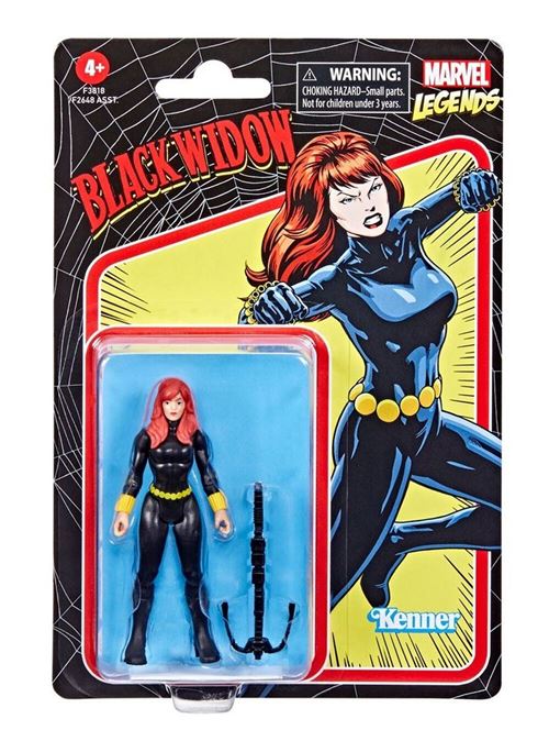 Figurine - Marvel Legends - Black Widow - Retro 10 Cm