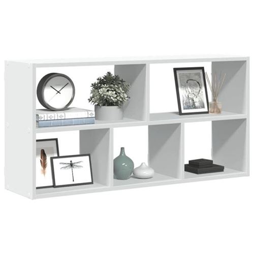vidaXL - Étagère murale - Blanc - 100x25x50 cm - Image 2