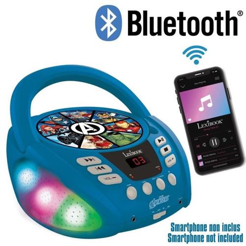 AVENGERS - Lecteur CD Bluetooth - Effets Lumineux - Autres - Achat