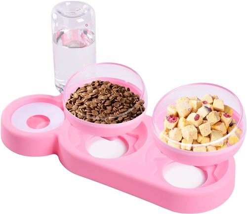 Meilleurs prix pour Distributeur Automatique pour Chien et Chat - Rose