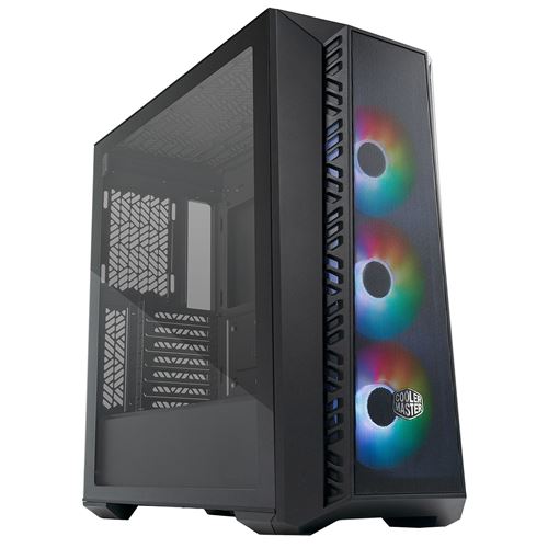 Non Communiqué Noir Cooler Master Masterbox 520 Mesh - Mid Tower - Atx Étendu - Panneau Latéral Fenêtré (Verre Trempé) - Pas D'alimentation (Atx) - Usb/Audio - Image 1