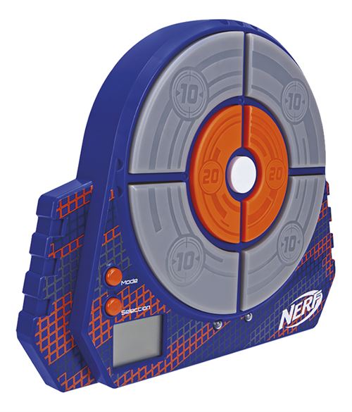Cible Électrique pour Pistolet Nerf, Réinitialisation Automatique, Cible de Pointage à Effet Lumineux et Sonore Intelligent pour Nerf N-Strike Elite / Mega / Rival Series (Cible Seulement
