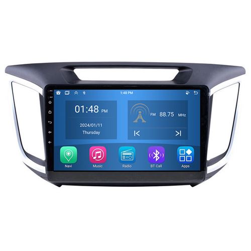 Autoradio RoverOne® Bluetooth CarPlay Android Auto Navigation 4Go RAM 64Go ROM pour Hyundai Creta IX25 2015-2019