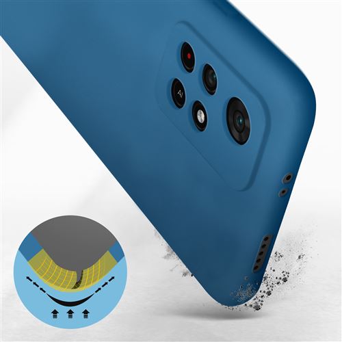 Coque Verte en Silicone Soft-Touch + Dragonne pour Xiaomi Redmi