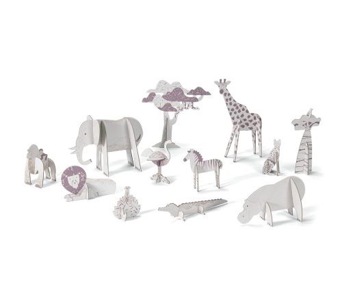 Kit créatif Djeco Maquettes Animaux de la Savane