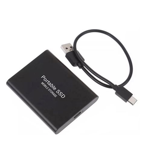 Disque Dur Externe Mini SSD Portable 6TB 6To Stockage Noir avec OTG + Étui  Housse Sac de Protection - Cdiscount Informatique