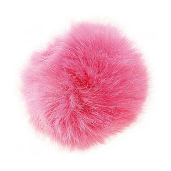 Pompons Premium Fausse Fourrure - 10cm de diamètre - Rico Design(...) - 7 Fuchsia - 1