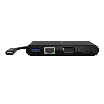 Adaptateur multimédia USB-C Belkin Noir + Recharge