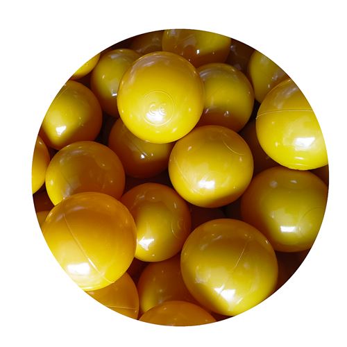 1001Jouets Jaune Lot De 50 Balles - Moutarde - Image 3