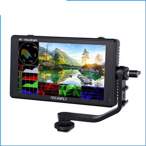 Moniteur FEELWORLD LUT 6 6inch 1920x1200 FHD 4K HDMI Noir