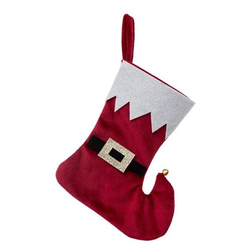 Non Communiqué Rouge Atmosphera Créateur D'intérieur - Sujet De Noël "Botte De Père Noël" 16Cm