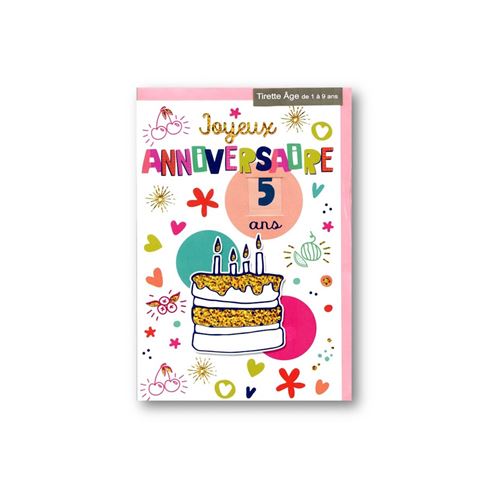 Carte Pop Up Mise en scène- Anniversaire Happy Birthday bougies crépitantes  - Carte de vœux - Achat & prix