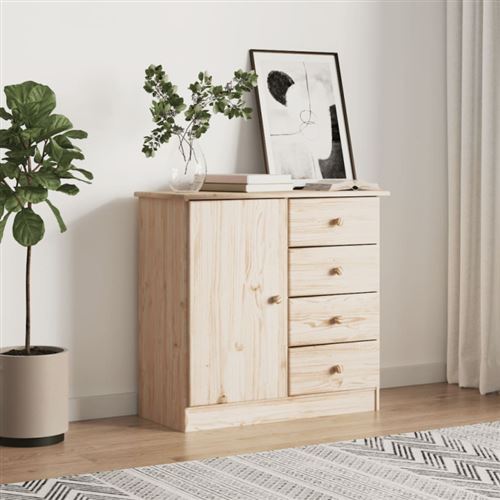 vidaXL Buffet ALTA 77x35x73 cm bois massif de pin