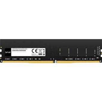 Lexar - DDR4 - module - 16 Go - DIMM 288 broches - 3200 MHz / PC4-25600 - CL19 - 1.2 V - mémoire sans tampon - non ECC - 1