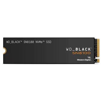 WD_BLACK SN8100 WDS100T1X0M-00CMT0 - SSD - chiffré - 1 To - interne - M.2 2280 - PCI Express 5.0 x4 (NVMe) - TCG Opal Encryption 2.02 - 1