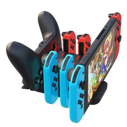 Station de charge pour Switch, manette et 4 Joy-con