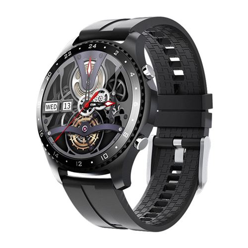Montre Connectée Chronus CK30L IP67 Étanche Fitness Tracker-Noir-Chronus
