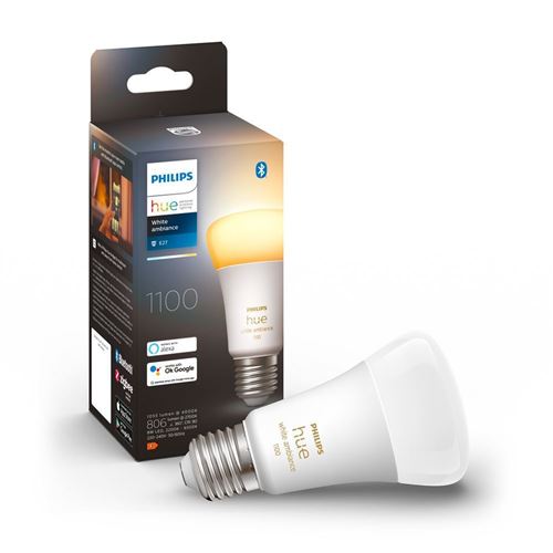 Philips Hue Blanc Ampoules Connectées White Ambiance Standard E27 75W A L'unité - Neuf - Image 4