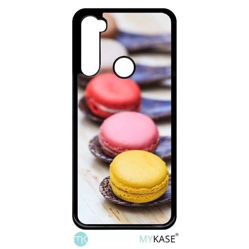 Coque My-Kase pour Note 8t - gourmandise de macaron - Plastique Noir