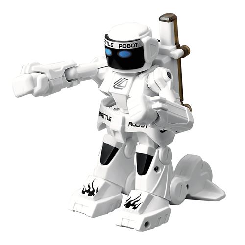 Robot boxe 2.4G Télécommande Combat pour les enfants-blanc