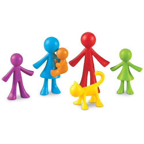 LEARNING RESOURCES MEMBRES DE LA FAMILLE ALL ABOUT ME À COMPTER (JEU DE 72)