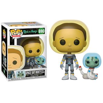 Figurine Funko Pop Animation Rick et Morty Combinaison spatiale Morty avec serpent