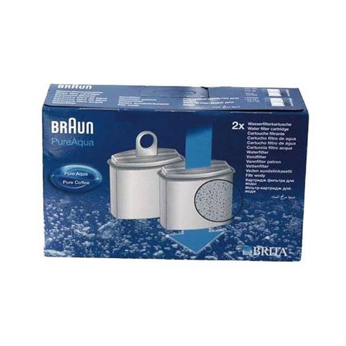 Café et Thé Braun Lot De 2 Filtres A Eau Kwf2 Pure Aqua Pure Coffee Brita - Réf: 0X63112770